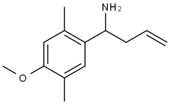 1-(4-METHOXY-2,5-DIMETHYLPHENYL)BUT-3-ENYLAMINE Structure