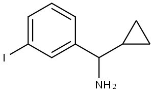 CYCLOPROPYL(3-IODOPHENYL)METHANAMINE Structure