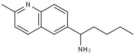 1-(2-METHYL-6-QUINOLYL)PENTYLAMINE Structure