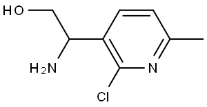 2-AMINO-2-(2-CHLORO-6-METHYLPYRIDIN-3-YL)ETHAN-1-OL Structure