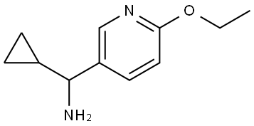 CYCLOPROPYL(6-ETHOXY(3-PYRIDYL))METHYLAMINE Structure