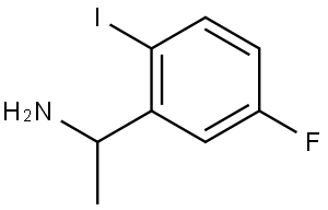 1-(5-fluoro-2-iodophenyl)ethan-1-amine Structure