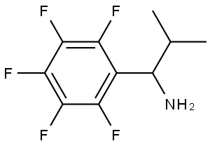 2-METHYL-1-(2,3,4,5,6-PENTAFLUOROPHENYL)PROPAN-1-AMINE Structure