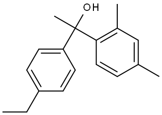 α-(4-Ethylphenyl)-α,2,4-trimethylbenzenemethanol Structure