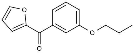 2-Furanyl(3-propoxyphenyl)methanone Structure