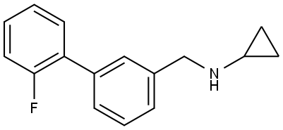 N-Cyclopropyl-2'-fluoro[1,1'-biphenyl]-3-methanamine Structure