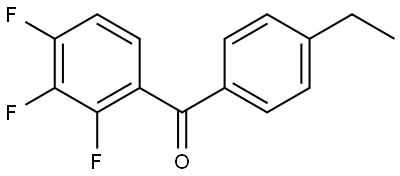 Methanone, (4-ethylphenyl)(2,3,4-trifluorophenyl)- Structure