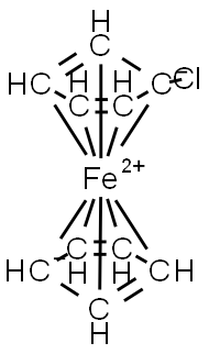 CHLOROFERROCENE Structure