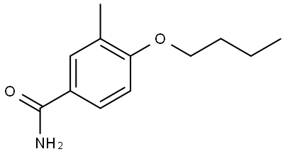 4-Butoxy-3-methylbenzamide Structure