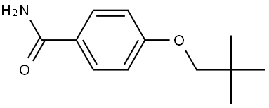 4-(2,2-Dimethylpropoxy)benzamide Structure