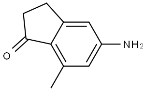 5-amino-7-methyl-2,3-dihydro-1H-inden-1-one Structure