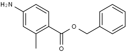 4-Amino-2-methylbenzoic acid benzyl ester Structure