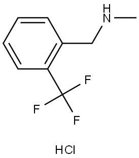 2-Trifluoromethyl-N-methylbenzylamine Structure