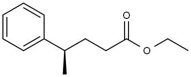 ethyl (R)-4-phenylpentanoate Structure