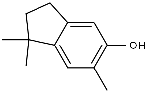 1H-Inden-5-ol, 2,3-dihydro-1,1,6-trimethyl- Structure