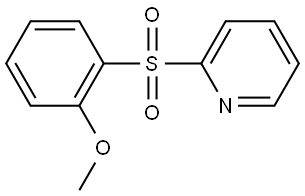 2-[(2-Methoxyphenyl)sulfonyl]pyridine Structure