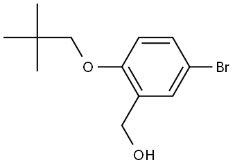 5-Bromo-2-(2,2-dimethylpropoxy)benzenemethanol Structure