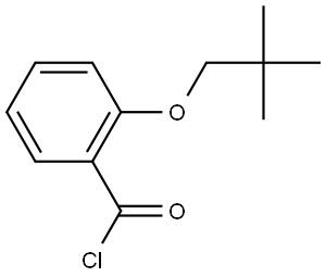 2-(2,2-Dimethylpropoxy)benzoyl chloride Structure