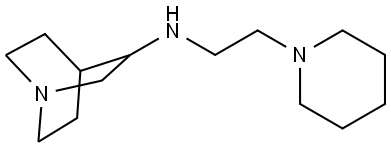 N-(2-(piperidin-1-yl)ethyl)quinuclidin-3-amine Structure