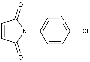 1-(6-Chloro-3-pyridinyl)-1H-pyrrole-2,5-dione 구조식 이미지