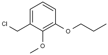 1-(chloromethyl)-2-methoxy-3-propoxybenzene Structure