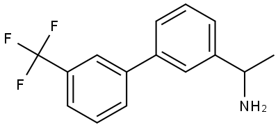 1-[3-(3-Trifluoromethyl-phenyl)phenyl]ethylamine Structure