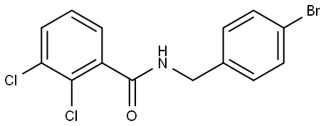 N-[(4-Bromophenyl)methyl]-2,3-dichlorobenzamide Structure