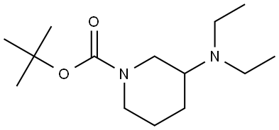 tert-butyl 3-(diethylamino)piperidine-1-carboxylate Structure