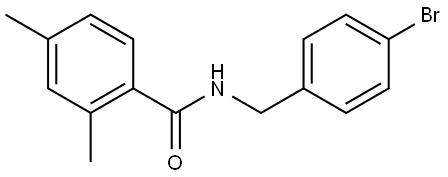 N-[(4-Bromophenyl)methyl]-2,4-dimethylbenzamide Structure