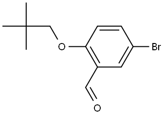 5-Bromo-2-(2,2-dimethylpropoxy)benzaldehyde Structure