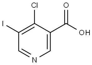 4-Chloro-5-iodo-3-pyridinecarboxylic acid Structure