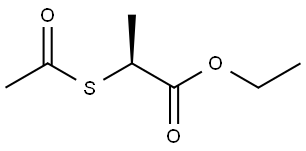 (S)-ethyl 2-(acetylthio)propanoate Structure