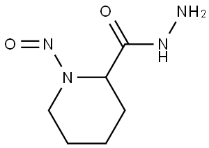 1-nitrosopiperidine-2-carbohydrazide Structure