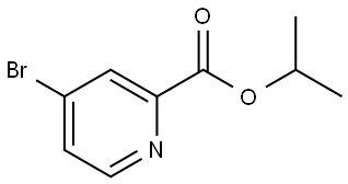 1-Methylethyl 4-bromo-2-pyridinecarboxylate Structure