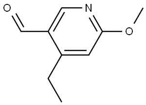 4-Ethyl-6-methoxy-3-pyridinecarboxaldehyde Structure