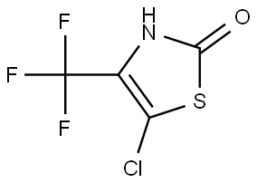 5-chloro-4-(trifluoromethyl)thiazol-2-ol 구조식 이미지