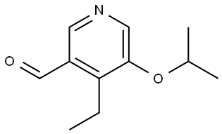 4-Ethyl-5-(1-methylethoxy)-3-pyridinecarboxaldehyde 구조식 이미지