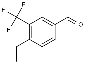 4-ethyl-3-(trifluoromethyl)benzaldehyde Structure