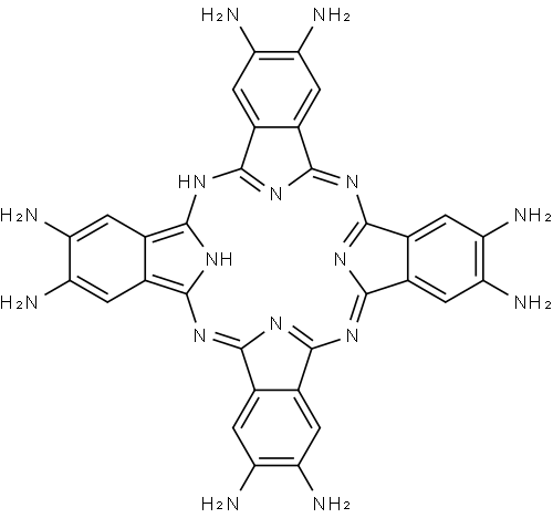 7,8,17,18-Phthalocyaninetetramine Structure