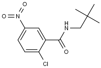 2-chloro-N-neopentyl-5-nitrobenzamide Structure