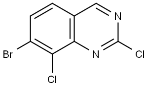 7-bromo-2,8-dichloroquinazoline Structure