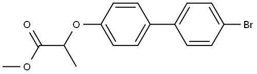 Methyl 2-[(4'-bromo[1,1'-biphenyl]-4-yl)oxy]propanoate Structure