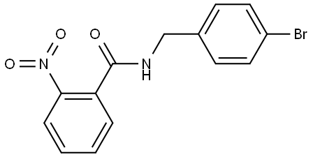 N-(4-bromobenzyl)-2-nitrobenzamide Structure