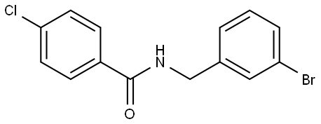 N-[(3-Bromophenyl)methyl]-4-chlorobenzamide Structure