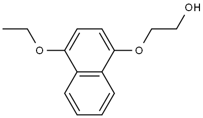 2-[(4-Ethoxy-1-naphthalenyl)oxy]ethanol Structure