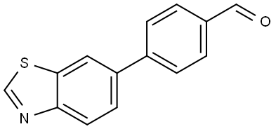 4-(6-Benzothiazolyl)benzaldehyde 구조식 이미지