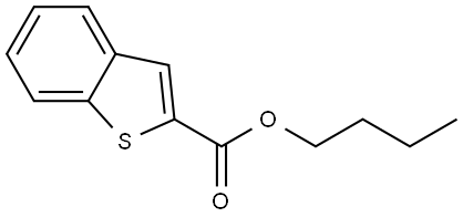 Butyl benzo[b]thiophene-2-carboxylate Structure