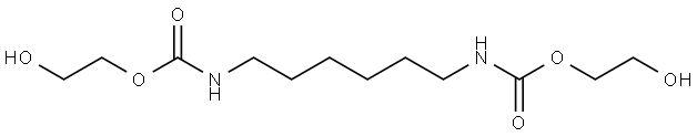 1,6-Bis(2-hydroxyethyloxycarbonylamino)hexane Structure