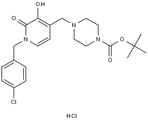 Izilendustat hydrochloride Structure