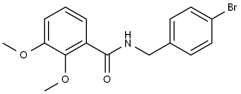 N-[(4-Bromophenyl)methyl]-2,3-dimethoxybenzamide Structure